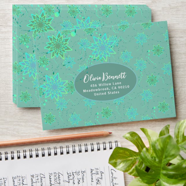 Delicate Charm Floral Envelope (Stacked)