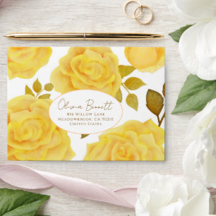 Delicate Charm Floral Envelope