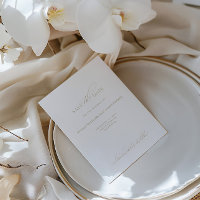 Delicate Classic Wedding Save the Date Card 