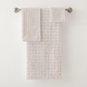Delicate creamy textured. bath towel set