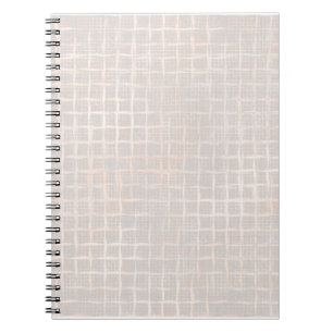 Delicate creamy textured.  notebook