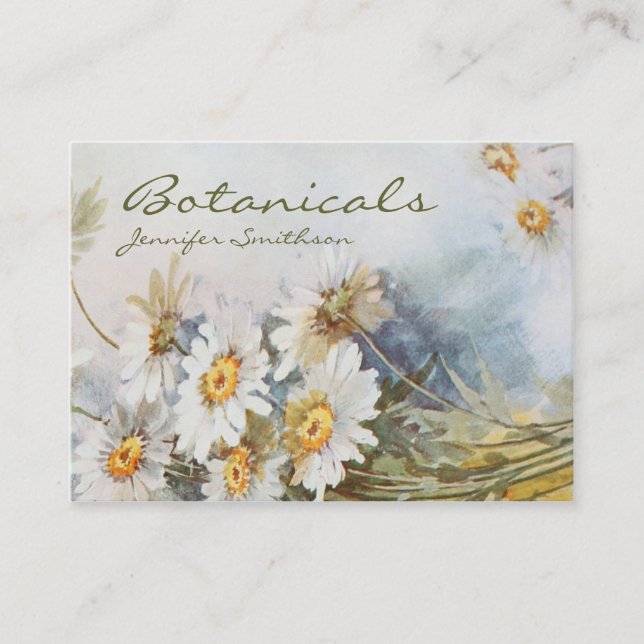 Delicate Daisies Business Card (Front)