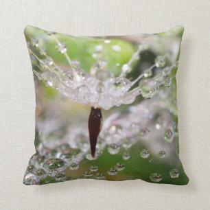 Delicate Dandelion Abstract Cushion