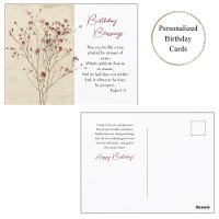 Delicate Desert Wildflowers Orthodox Birthday