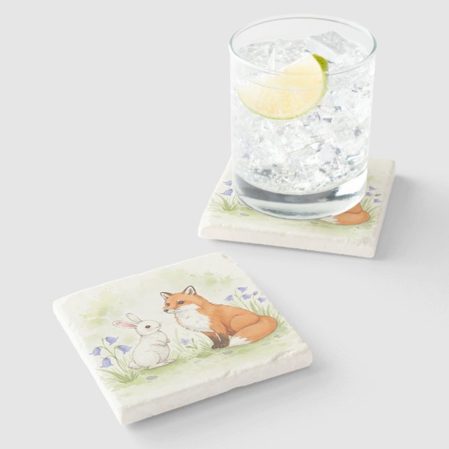 Delicate Dreams Stone Coaster (Side)