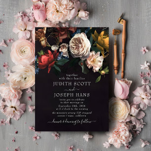 Delicate Floral Bouquet Wedding Template