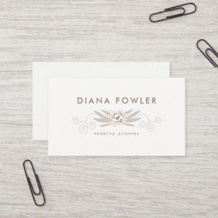 Delicate Floral Business Card