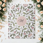 Delicate Floral Custom Monogram Jigsaw Puzzle<br><div class="desc">This pretty jigsaw puzzle features a retro-inspired floral design that's pure cottagecore bliss. Hand-drawn soft pink flowers and delicate green leaves dance across a clean white background, creating a charming and romantic feel. Whether you're taking a well-deserved break from a busy day or sinking into some relaxing me-time, this lovely...</div>