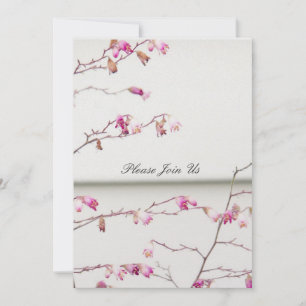Delicate Floral Invitation