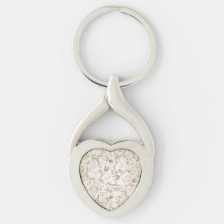 Delicate Floral Key Ring