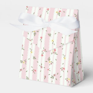 Delicate Floral Pattern Favour Boxes