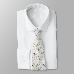 Delicate floral pattern. tie