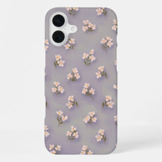 Delicate Floral Scatter iPhone 16 Plus Case