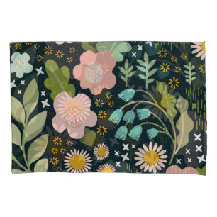 Delicate Floral: Seamless Vintage Beauty. Pillowcase