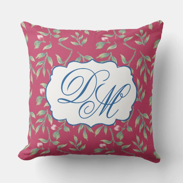 Delicate Florals Innuendo Pink  Cushion (Front)