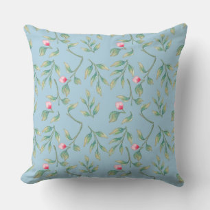 Delicate Florals Omphalodes Blue Cushion