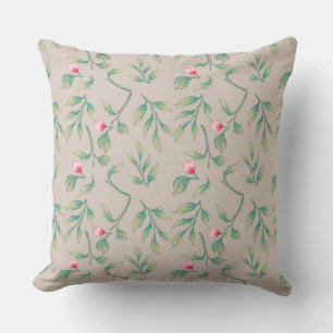 Delicate Florals Perfectly Pale Cushion