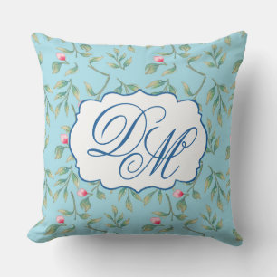 Delicate Florals Spun Sugar Cushion