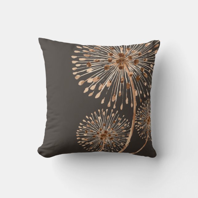 Delicate Flowers Blowing In The Wind Cushion (Front)