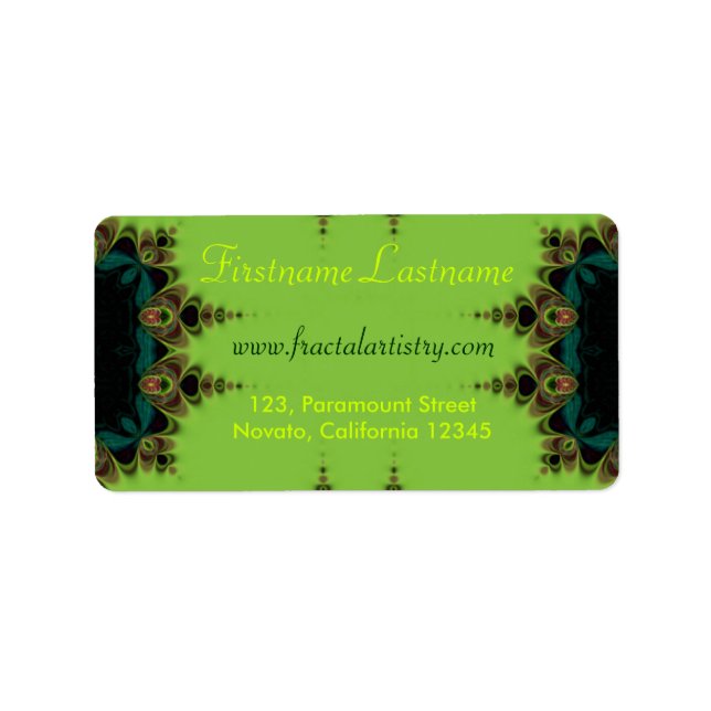 Delicate Forest Artistry Label (Front)