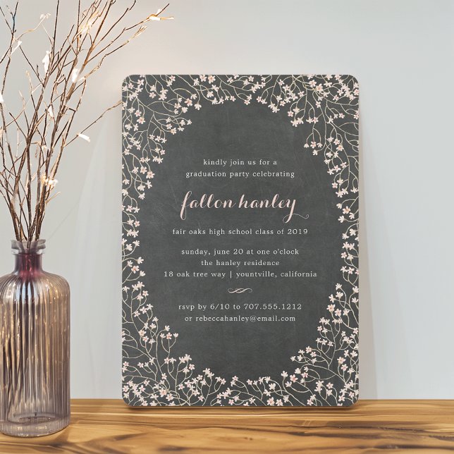 Delicate Frame | Graduation Party Invitation (Creator Uploaded)