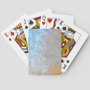 Delicate frost pattern, Wisconsin Playing Cards