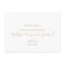 Delicate Gold Black Matron of Honour Proposal Card