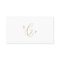 Delicate Gold Calligraphy Flat Wedding