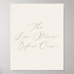 Delicate Gold Cream The Love Stories Before Ours Poster