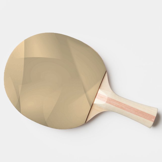 Delicate Gold Folds  Ping Pong Paddle (Side)