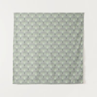Delicate green and grey, art deco.