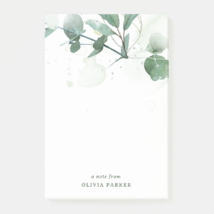 Delicate Greenery Post-it Notes