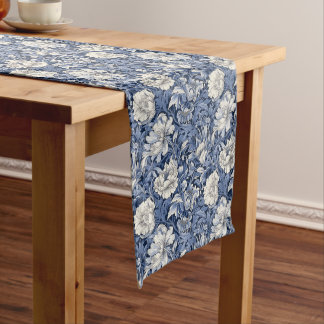 Delicate Harmony: French Blue Essentials Long Table Runner