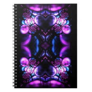 Delicate Heart of Scorpio Spiral Notebook