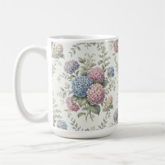 Delicate Hydrangea Flowers Coffee Mug