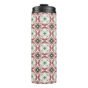 Delicate Intricate Funky Festive Christmas Pattern Thermal Tumbler