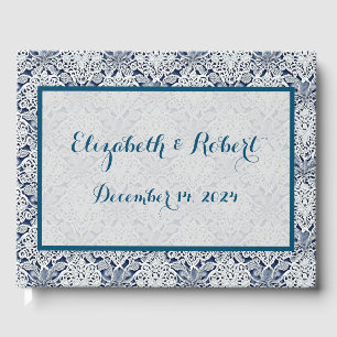 Delicate Lace Guest Book