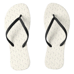 Delicate Lavender & Honeybee Botanical Outline Jandals