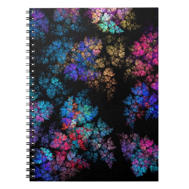 Delicate leaf ornaments notebook (Front)