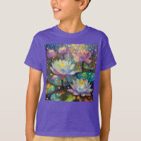 Delicate Lotus Flowers Blossoming in the Snow