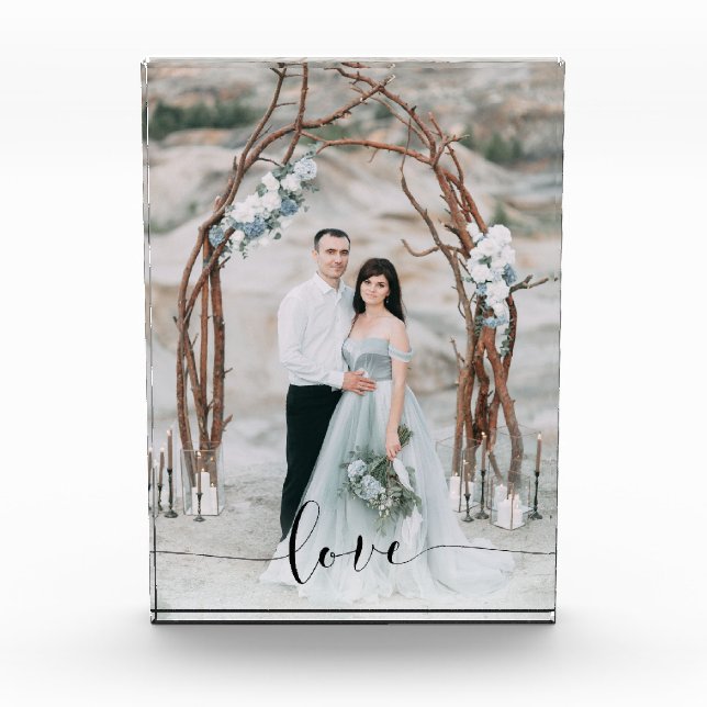 Delicate Love | Your Photo and Calligraphy Overlay (Front)