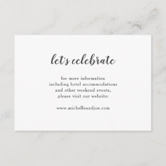 Delicate Minimalist Enclosure Card