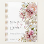 Delicate Modern Pink Blush Rose & Lily Wedding Planner<br><div class="desc">This wedding planner design features a soft realistic floral side spray of white, blush pink, and cream roses and lilies. The back continues the design. This design is part of the Delicate Modern Pink Blush Rose and Lily wedding suite of cards created by Simply Farmhouse Press.</div>