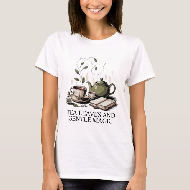 Delicate Olive Teapot Cosy Gentle Magic T-Shirt (Front)
