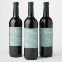 Delicate orchid cheers to the wedding green custom