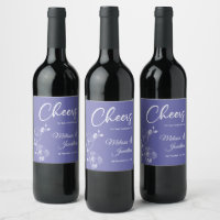 Delicate orchid cheers to wedding purple custom