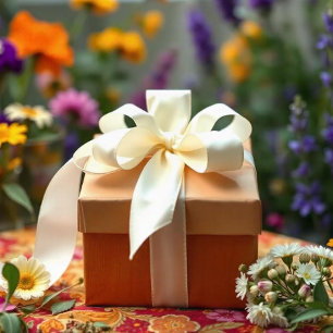 Delicate Pastel Butter Yellow Colour F9F2C0  Satin Ribbon