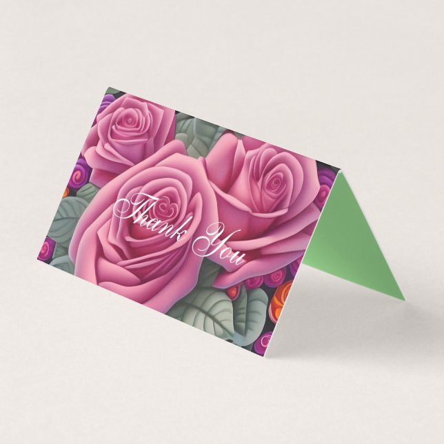 Delicate Pastel Pink Wedding Roses  (Front)