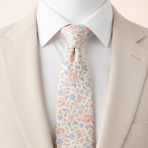  Delicate Pastel Spring  Tie