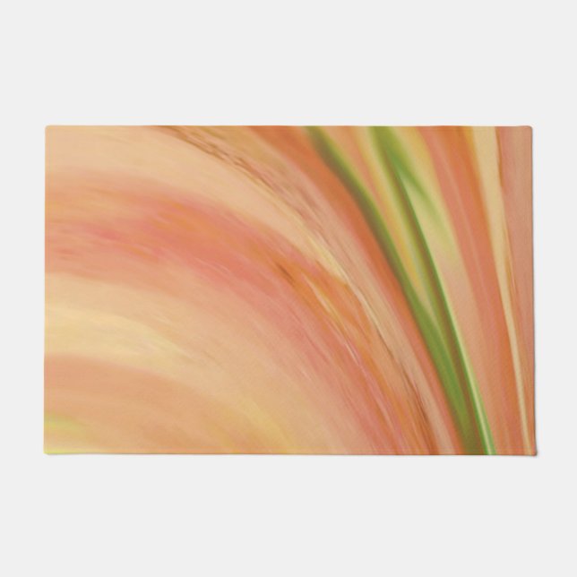 Delicate Peach Doormat (Front)